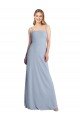 Shop Straight Neckline Crepe Slip Bridesmaid Dress / Prom Dress with Strappy Back Sydney
