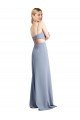 Shop Feminine Scoop Neckline Long Crepe Slip Bridesmaid Dress / Prom Dress  Sydney