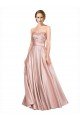Shop Long Plated Strapless Sweetheat Formal Stretch Satin Bridesmaid Dress / Prom Dress Sydney