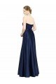 Shop Floor Length Sweetheart Neckline Formal Stretch Satin Bridesmaid Dress with Belt Sydney