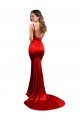 Shop Long Pleated Formal Stretch Satin Bridesmaid Dress / Prom Dress with High Slit Sydney