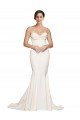 Shop Strapless Cowl Neck Sweep Train Formal Stretch Satin Bridesmaid Dress / Prom Dress Sydney