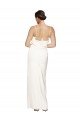 Shop High Neck Formal Stretch Satin Bridesmaid Dress / Prom Dress with Low Back and Side Slit Sydney