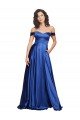 Shop Ball Gown Off the Shoulder Sweetheart Formal Stretch Satin Bridesmaid Dress / Prom Dress Sydney