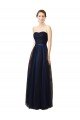 Shop Elegant Lace and Tulle Long Strapless Bridesmaid Dress Sydney