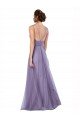Shop Flowy A-Line Tulle Bridesmaid Dress with Double Straps and V-Neck Sydney