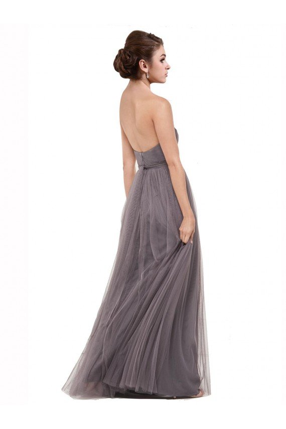 Shop Strapless Tulle Bridesmaid Dress with Waistband Sydney