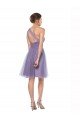 Shop One Shoulder Short Knee Length Tulle Bridesmaid Dress Sydney