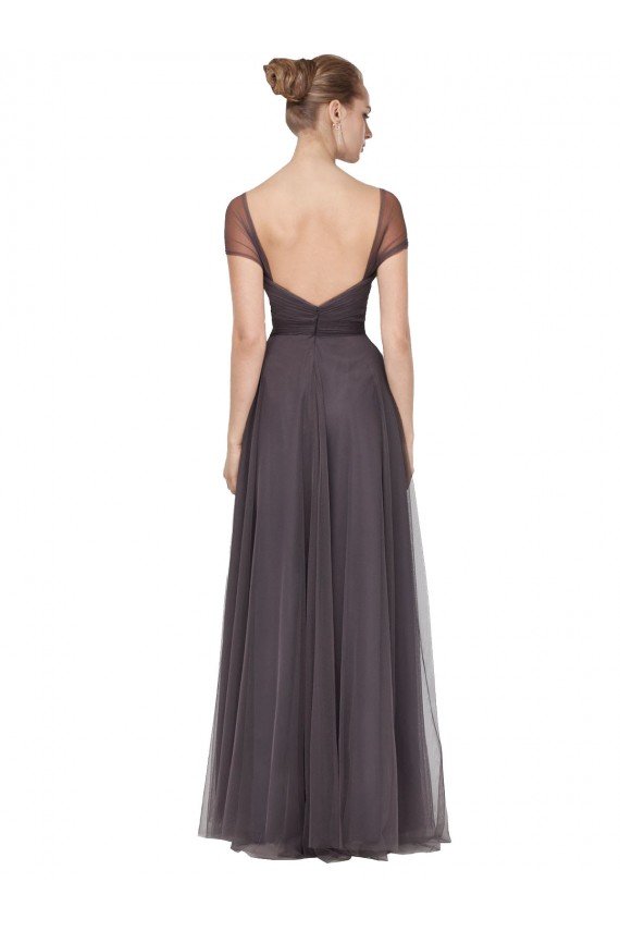 Sweetheart Neckline Long Tulle Bridesmaid Dress with Straps Sydney