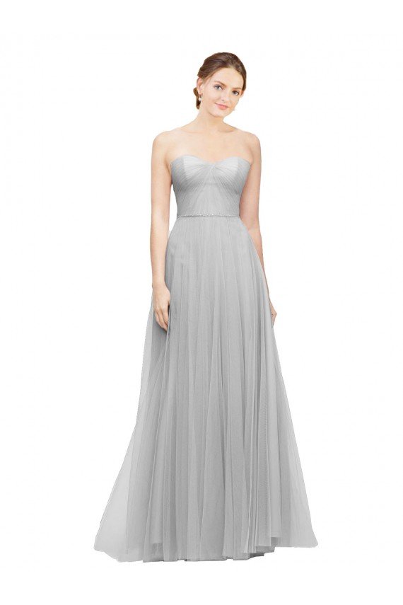 Shop Long Twisted Sweetheart Neckline Tulle Bridesmaid Dress Sydney