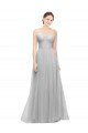Shop Long Twisted Sweetheart Neckline Tulle Bridesmaid Dress Sydney