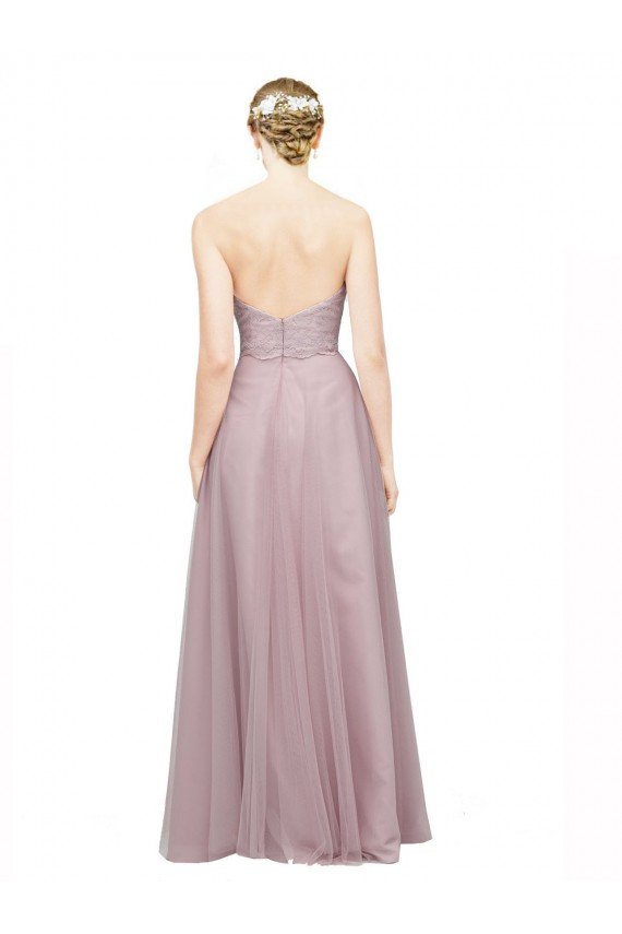 Shop Sweetheart Neckline Long Tulle Bridesmaid Dress with Lace Bodice Sydney