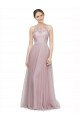 Shop High Neck Long Tulle Bridesmaid Dress with Lace Bodice Sydney