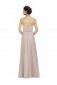 Shop Long Strapless Tulle Bridesmaid Dress with Pleated Bodice Sydney
