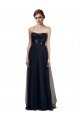Shop Strapless Sequined Lace Long Bridesmaid Dress with Pleats Sydney