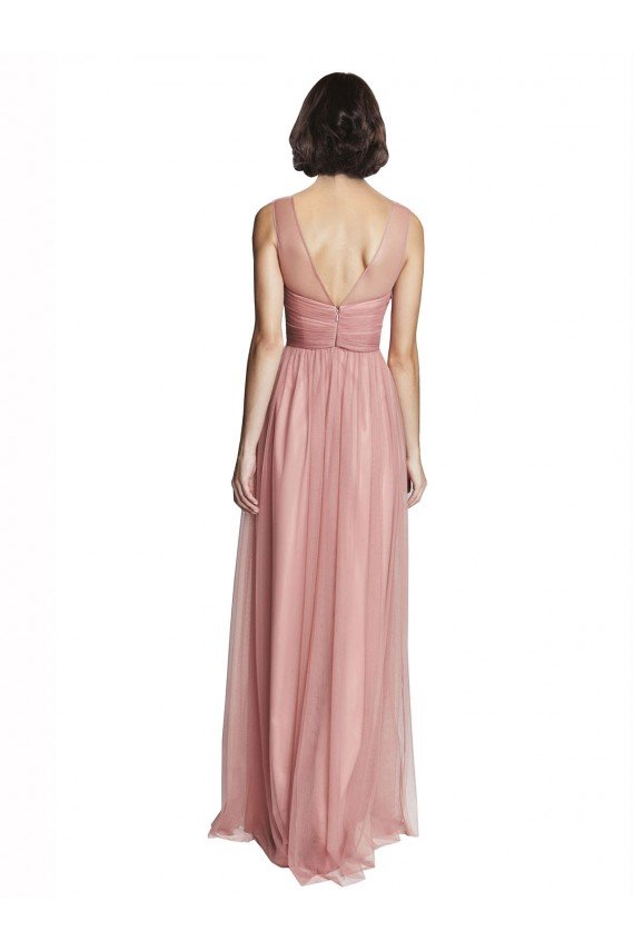 Shop V-Neck Illusion Tulle Bridesmaids Dress Sydney