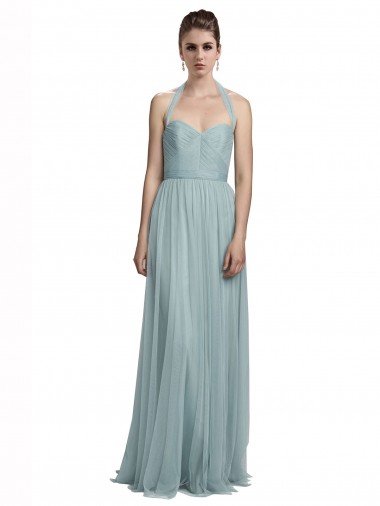 Shop Halter Ruched Sweetheart Neckline Tulle Bridesmaid Dress Sydney