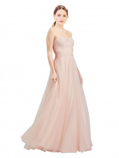 Shop Floor Length Sweetheart Tulle Bridesmaid Dress with Open Back Sydney