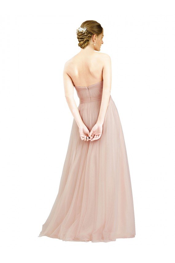 Shop Floor Length Sweetheart Tulle Bridesmaid Dress with Open Back Sydney