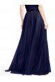 Shop Long A-Line High Neck Halter Tulle Bridesmaid Dress Sydney
