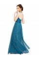 Shop High Neck Halter Pleated A-Line Tulle Bridesmaid Dress Sydney