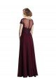 Shop Full Length Beaded and Embroidered Tulle Bodice Long Chiffon Bridesmaid Dress Sydney