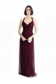 Shop Long Tulle Bridesmaid Dress with Criss-Cross Bodice and Self Straps Sydney