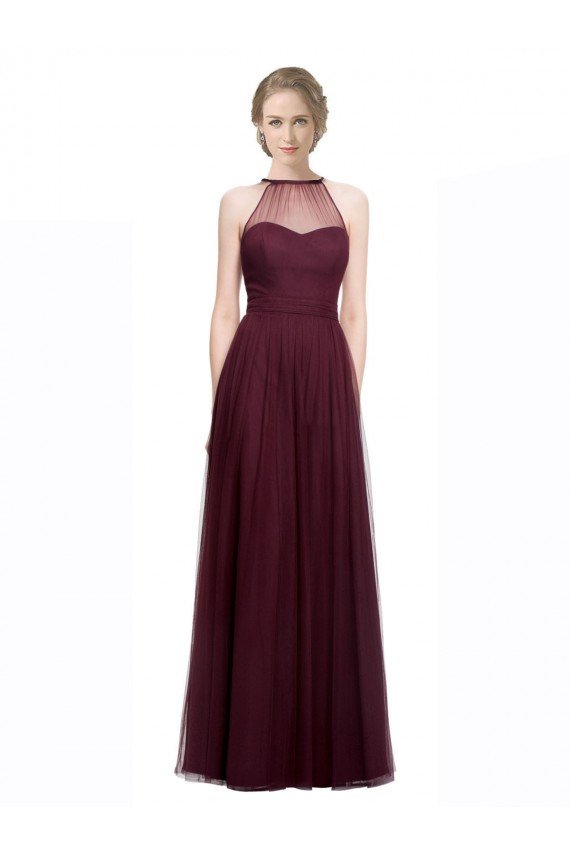 Shop Full Length Soft Tulle Spaghetti Strap Bridesmaid Dress Sydney