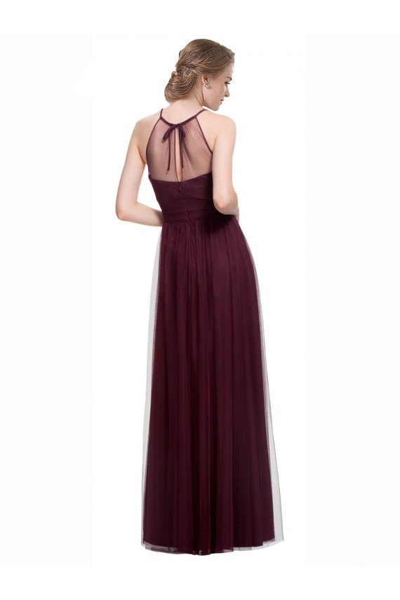 Shop Full Length Soft Tulle Spaghetti Strap Bridesmaid Dress Sydney