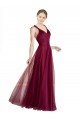 Shop Long Sweetheart Tulle Bridesmaid Dress with Straps and Criss Cross Back Sydney