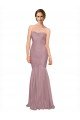 Shop Mermaid Strapless Tulle Bridesmaid Dress with All Over Pleats Sydney