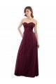 Shop Strapless Tulle A-line bridesmaid dress with pleated top Sydney