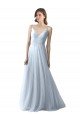 Shop Wrapped Ruched Natural Waist Slim Soft Tulle Bridesmaid Dress Sydney