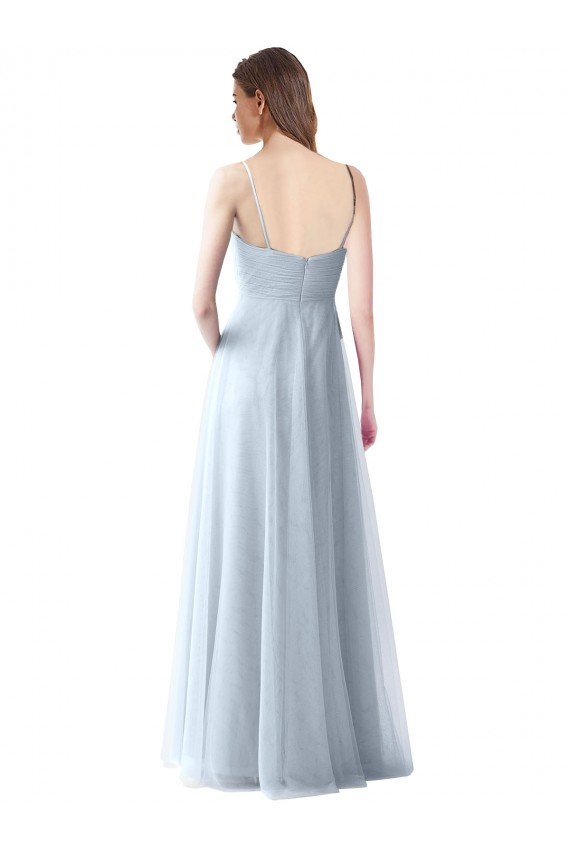 Shop Wrapped Ruched Natural Waist Slim Soft Tulle Bridesmaid Dress Sydney