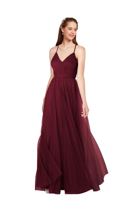Shop Beach-inspired Sweetheart Tulle Long Bridesmaid Dress Sydney