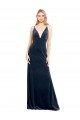 Shop V-Back Long Velvet Bridesmaid Dress / Prom Dress with Notched V-Neck and Spaghetti Straps Sydney