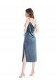 Shop Midi Length Asymmetrical One Shoulder Velvet Slip Bridesmaid Dress / Prom Dress Sydney