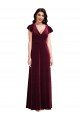 Shop Flutter Sleeve Velvet Maxi Bridesmaid Dress / Prom Dress with Pockets Sydney