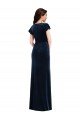Shop Flutter Sleeve Wrap Bodice Formal Velvet Maxi Bridesmaid Dress / Prom Dress with Pockets Sydney