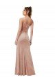 Shop One Shoulder Formal Stretch Velvet Bridesmaid Dress / Prom Dress with Front Slit Sydney