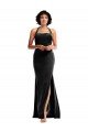 Shop Empire Waist Formal Stretch Velvet Bridesmaid Dress / Prom Dress with Halter Strap Sydney