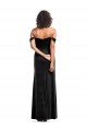 Shop Off the Shoulder Drapped Sleeves Formal Stretch Velvet Bridesmaid Dress / Prom Dress Sydney