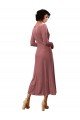 Shop Long Sleeve Velvet Faux Wrap Midi Length Bridesmaid Dress / Prom Dress Sydney