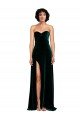 Shop Sweetheart Fluid Velvet Bridesmaid Dress / Prom Dress with High Split Sydney