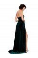 Shop Sweetheart Fluid Velvet Bridesmaid Dress / Prom Dress with High Split Sydney